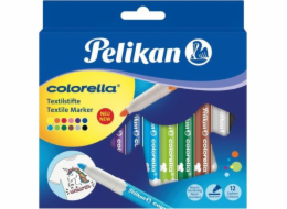 Pelikan Colorella fixy na látky 12 barev