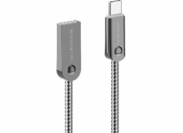 Somostel USB-A - USB-C USB kabel 1 m stříbrný (BJ01)