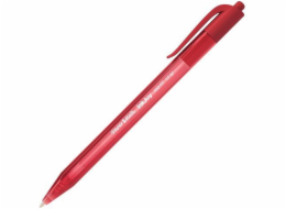 Papermate InkJoy 100 RT Red Clip-on retractable ballpoint pen Medium