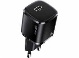 Usams nabíječka USAMS Load. síť. 1xUSB-C T36 mini 20W (pouze hlava) PD3.0 Fast Charging černá / černá CC124TC01 (US-CC124)