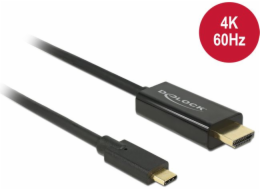 Kabel USB-C -> HDMI M/M 2m (tryb alternatywny DP) 4K 60Hz 