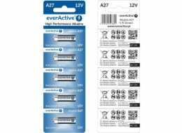 Alkalické baterie 27A 12V blistr po 5 ks