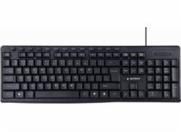 Gembird KB-UM-107 Multimedia keyboard black US-layout