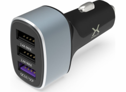 Car charger KRUX 3x USB QC 3.0