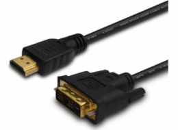 Savio CL-10 video cable adapter 1.5 m DVI HDMI Type A (Standard) Black