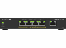 NETGEAR GS305EPP Netgear 5PT Gbit High Power PoE+ Switch