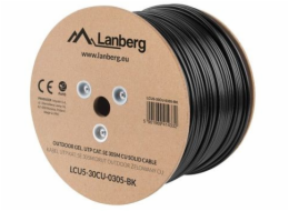 Lanberg Instalační kabel UTP CAT.5E Gel-coated 305m (LCU5-30CU-0305-BK)