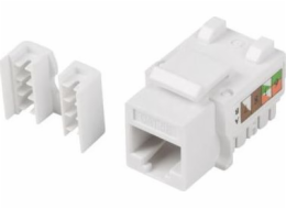 KEYSTONE MODUL RJ45 ZÁSUVKA-&gt; LSA UTP CAT 5E 90° DO KRABICE MONTÁŽ