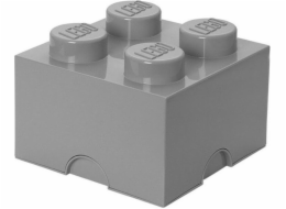 LEGO storage box 4 světle šedý