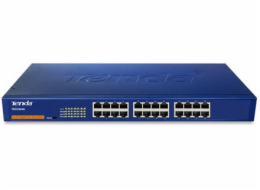 Tenda TEG1024G - 24-port Gigabit Ethernet Switch, 10/100/1000 Mbps, Fanless, Rackmount, Kov