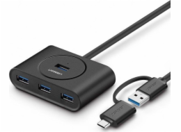 HUB USB 3.0 + USB-C 3.1 UGREEN 4-port  OTG