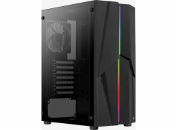 AEROCOOL skříň Mecha, Mid tower, 2x USB 3.0, 2x audio, bez zdroje