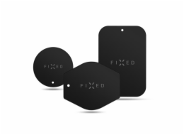 Příslušenství FIXED Icon Plates sada náhradních plíšků k magnetickým držákům, černá