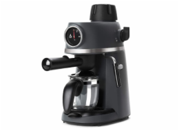 Kávovar Black+Decker, BXCO800E, espresso, tlakové čerpadlo 3,5 bar, objem 240 ml, parní tryska, až na 4 šálky, ocelový filtr, skleněná konvice 240 ml