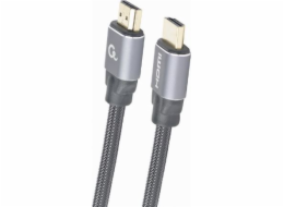 Kabel GEMBIRD HDMI M, HDMI M, 3m, šedý CCBP-HDMI-3M