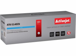 Activejet Tonerová kazeta ATK-5140CN (náhradní kazeta Kyocera TK-5140C; Supreme; 5000 stran; modrá)