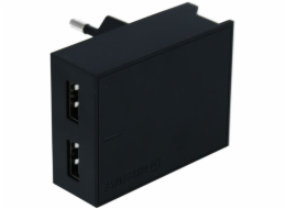 Swissten Síťový Adaptér Smart Ic 2X Usb 3A Power Černý