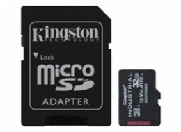 Kingston MicroSDHC karta 32GB Industrial C10 A1 pSLC Card + SD Adapter