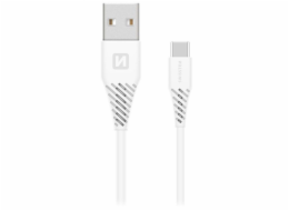 Swissten Datový Kabel Usb / Usb-C Bílý 1,5 M (7Mm)