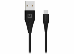 Swissten Datový Kabel Usb / Usb-C Černý 1,5M (7Mm)