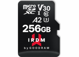 GOODRAM IRDM microSDXC     256GB V30 UHS-I U3 + adapter