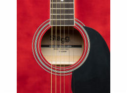 Stagg SA20D RED, akustická kytara typu Dreadnought