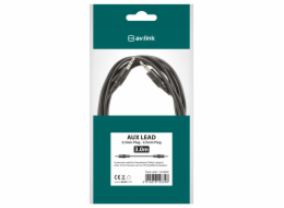 AV:link kabel 1x Jack 3.5mm stereo samec - 1x Jack 3.5mm stereo samec, 3m