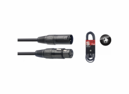 Stagg SDX3, DMX kabel 3-pin XLR/XLR, 3m