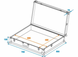 Univerzální case FOAM, GR-2 černý