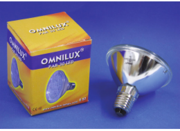 OMNILUX lampa PAR-30 240V E-27 18 LED 5mm žlutá