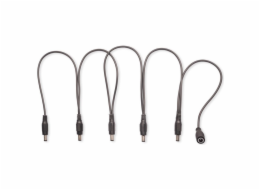 Stagg SPS-DC-5M1F, napájecí kabel pro pedálové efekty, 1x DC samec/5x DC samice