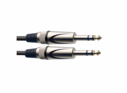 Stagg SAC1PS DL, kabel stereo JACK/stereo JACK, 1m