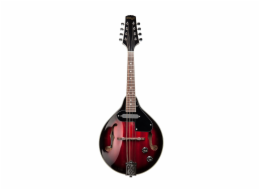 Stagg M50 E, elektroakustická bluegrassová mandolína, redburst