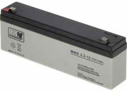 MPL MW POWER MWS 2.3-12 UPS battery Lead-acid accumulator AGM Maintenance-free 12 V 2 3 Ah Black Grey