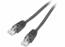 Gembird RJ-45 / RJ-45, Cat 6, U / UTP, 2 m, černá (PP6U-2M / BK)