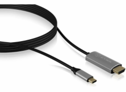 RaidSonic USB-C HDMI USB kabel, 1,8 m, černý (IB-CB020-C)