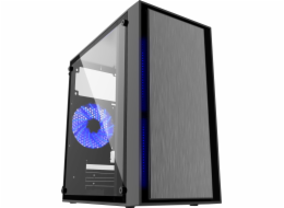 Gembird Fornax 960 CCC-FORNAX-960B - Gaming design PC case 3x12cm fans blue