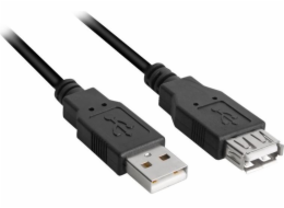 Sharkoon USB 2.0 prodlužovací kabel, USB-A samec > USB-A samice