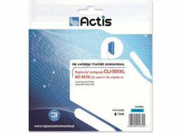 Actis KC-551C ink for Canon printer; Canon CLI-551C replacement; Standard; 12 ml; cyan (with chip)