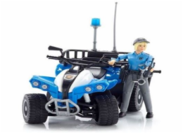 Polizei-Quad mit Polizistin und Ausstattung, Modellfahrzeug