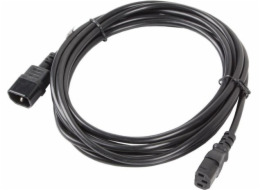 Lanberg IEC 320 C13 - C14, 5m černý kabel