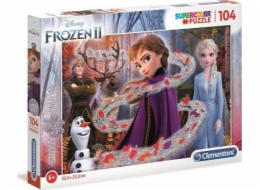 Clementoni Clementoni Puzzle 104el s třpytkami Frozen 2 20162