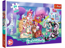 Puzzle 24 MAXI dílků Veselý svět Enchantimals