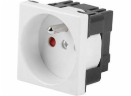 LANBERG AC 45x45 socket 230V french white