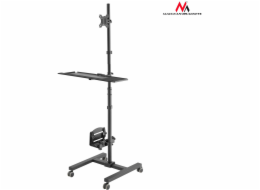 Maclean professional stand  mobile computer station on wheels  max 17 -32   max 20kg  MC-793