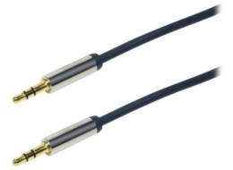Kabel LogiLink Jack 3.5mm - Jack 3.5mm 0.5m niebieski (CA10050)