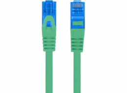 LANBERG patchcord cat.6A FTP LSZH CCA 3m green