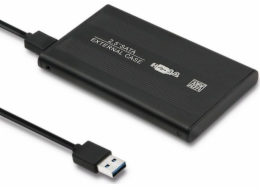 Qoltec External Enclosure for 2.5&quot; SATA3/USB 3.0 HDD/SSD (Black)