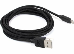 OWC USB-A – Lightning kabel 3 m černý (NWTCBLUSBL3MB)