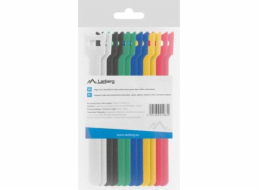 LANBERG ORG01-MT150-MC6 cable organizer bur 12MM X 15CM multi color